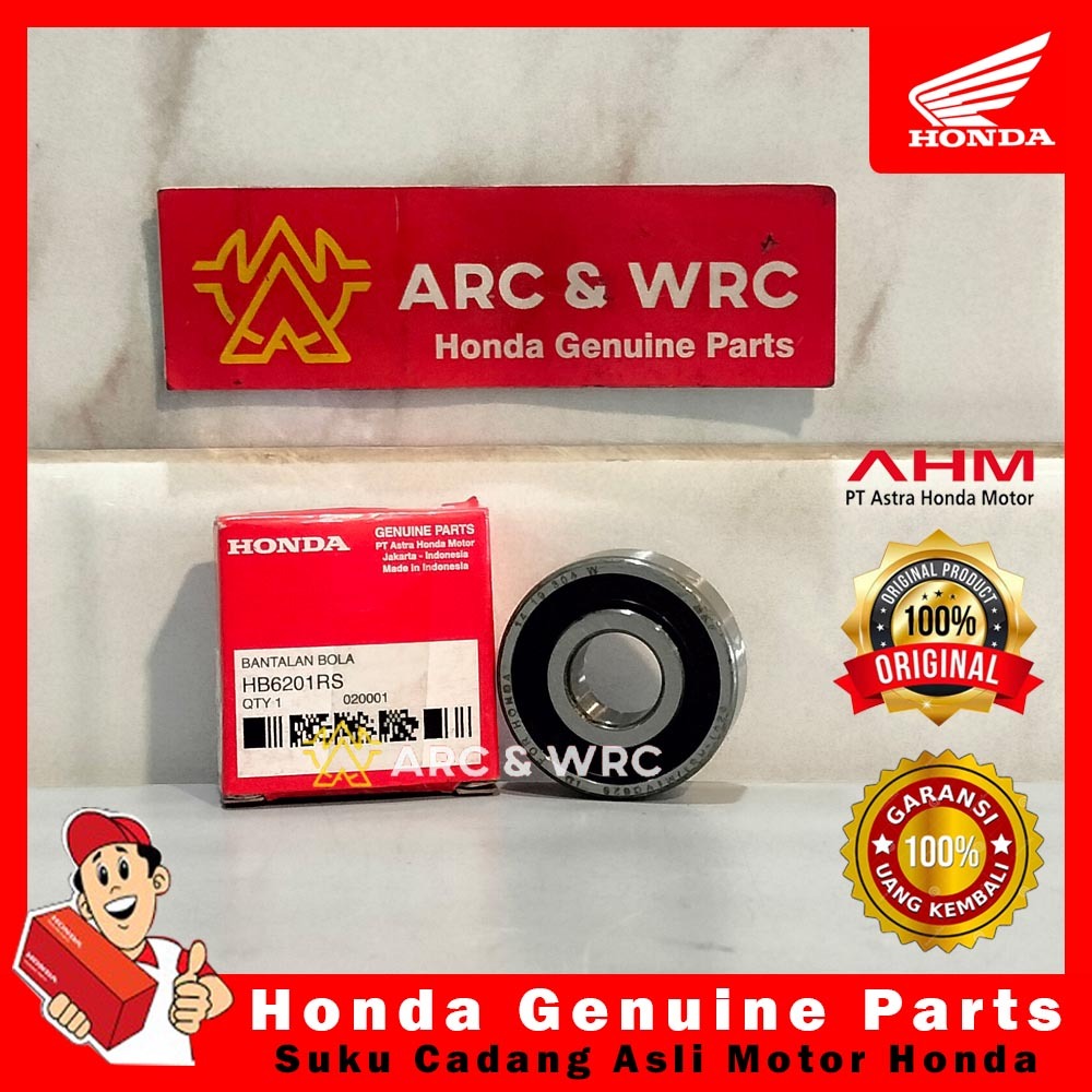 Bearing Laher Klahar Roda Depan 6201 Semua Tipe Motor Honda Supra X 125 Revo 110 Tiger Revo // HB620