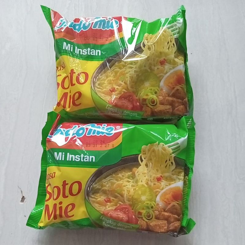 

Mie instan Indomie rasa soto 2bks