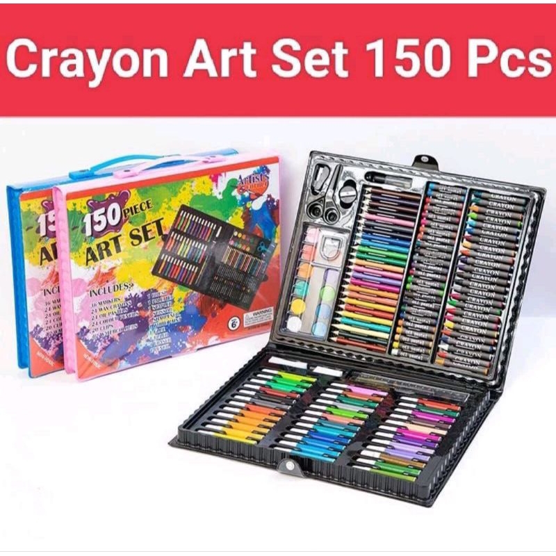 

ART Crayon set 86 pcs / 150 pcs. Crayon Pensil Warna, perlengkapan mewarnai