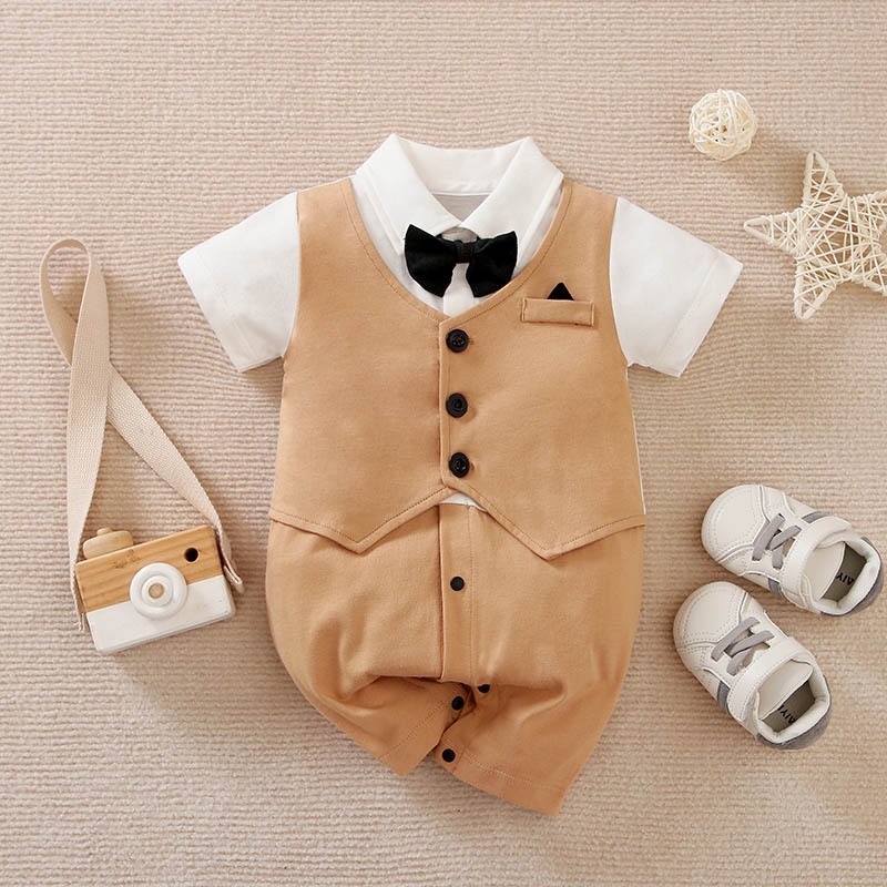 BabyChic - James Tuxedo | Jumper Tuxedo Baju Tuxedo Anak Premium Tuxedo Bayi