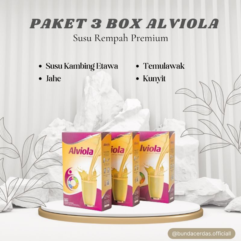 

PAKET 3 BOX SUSU REMPAH ALVIOLA UNTUK MEMBANTU ATASI PERSEDIAAN, TULANG DAN PERNAFASAN - KOLESTEROL - DIABETES - ASMA - RENDAH GULA