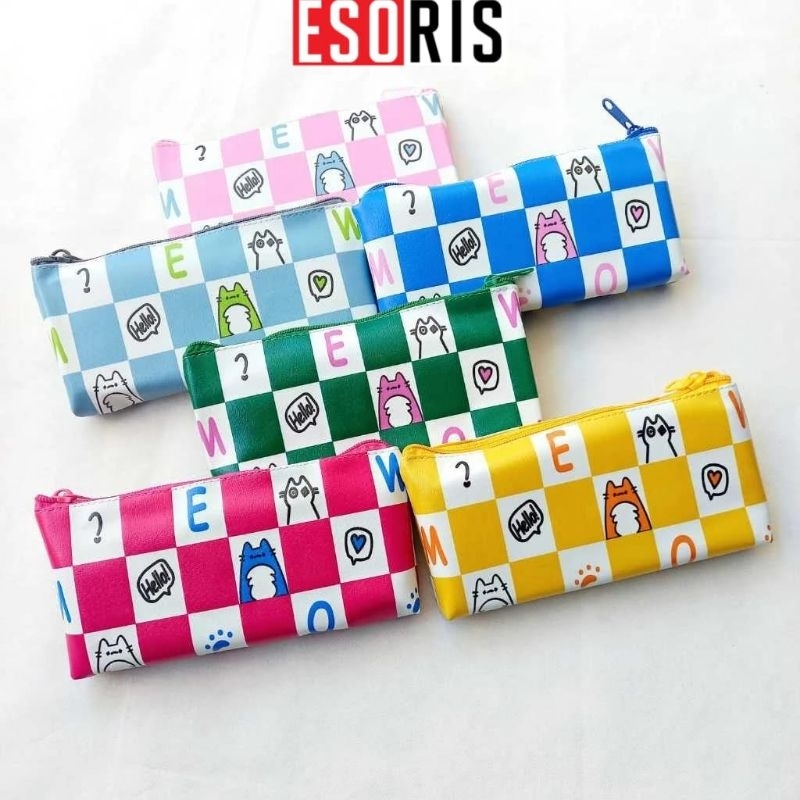 

(ES) ED3176 Tempat Pensil Pouch Kotak Pensil Karakter Meow Kotak Pensil Lucu