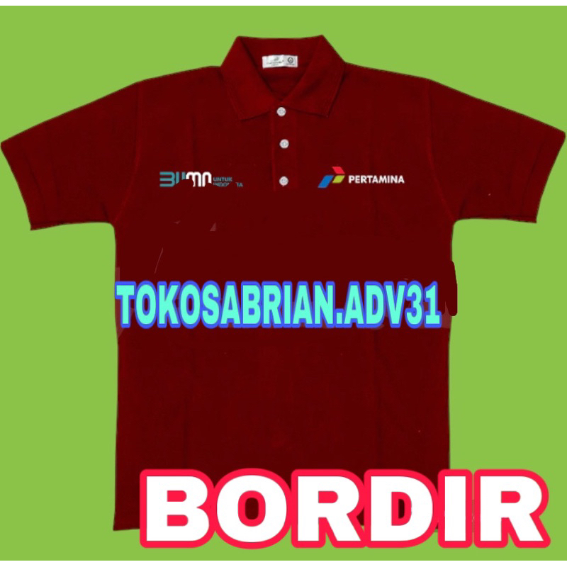KAOS PERTAMINA BAJU KAOS PERTAMINA SERAGAM PERTAMINA