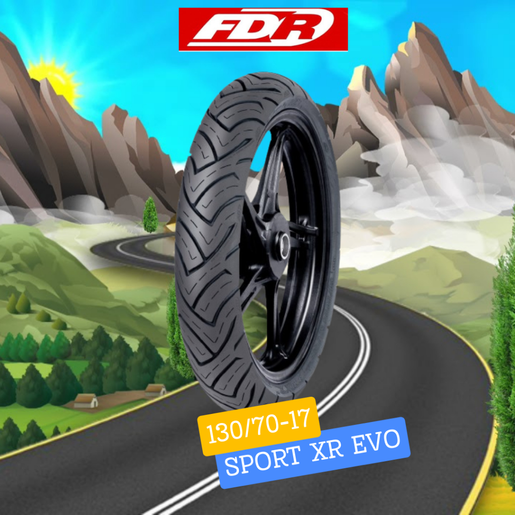 BAN LUAR 130/70-17 FDR SPORT XR EVO TUBLESS FDR ORIGINAL