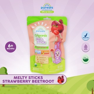 PUREATS MELTY STICKS | CAMILAN ANAK 1 TAHUN | CEMILAN SEHAT | BUAH | SNACK | MAKANAN SELINGAN BAYI |