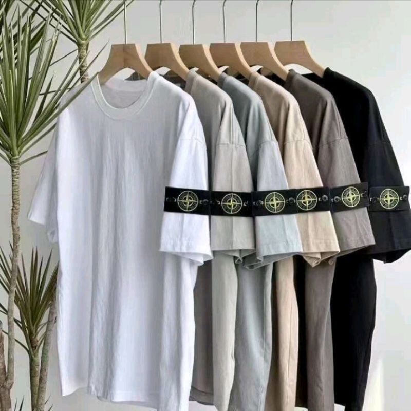 T-Shirt Premium Stone Island || 100% Ori