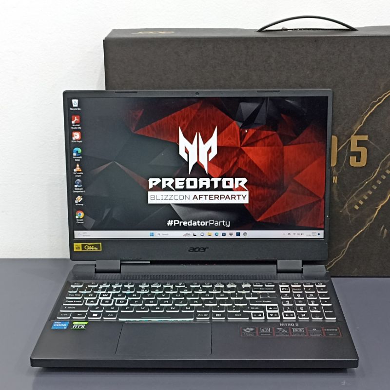 LAPTOP GAMING ACER NITRO 5 INTEL CORE I5-12500H 16GB SSD 512GB RTX 3050 LIKENEW