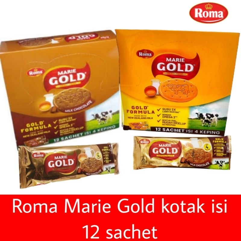 

Roma Marie Gold kotak isi 12 sachet/ box