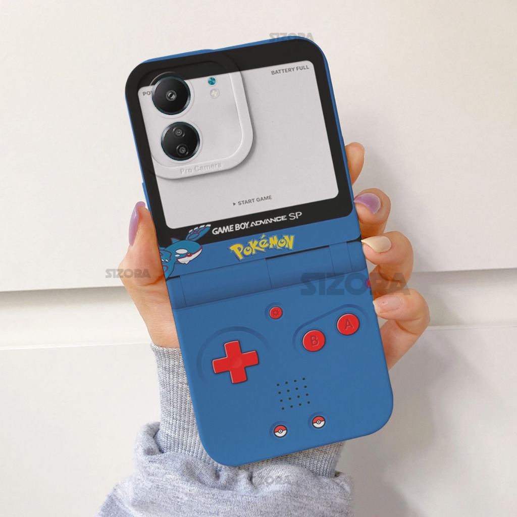 Softcase Pro Camera Case Untuk Xiaomi Redmi 13c 4G Terbaru 2024 - GM110 - Gambar Gameboy Silikon Hp 
