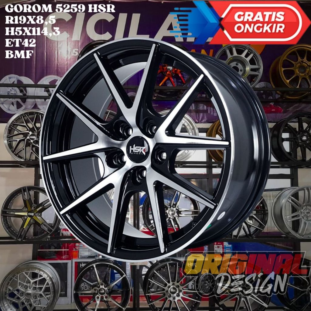 Velg Mobil Accord , Camry , CX5 , CRV , HSR GOROM RING 19 R19 TERMURAH