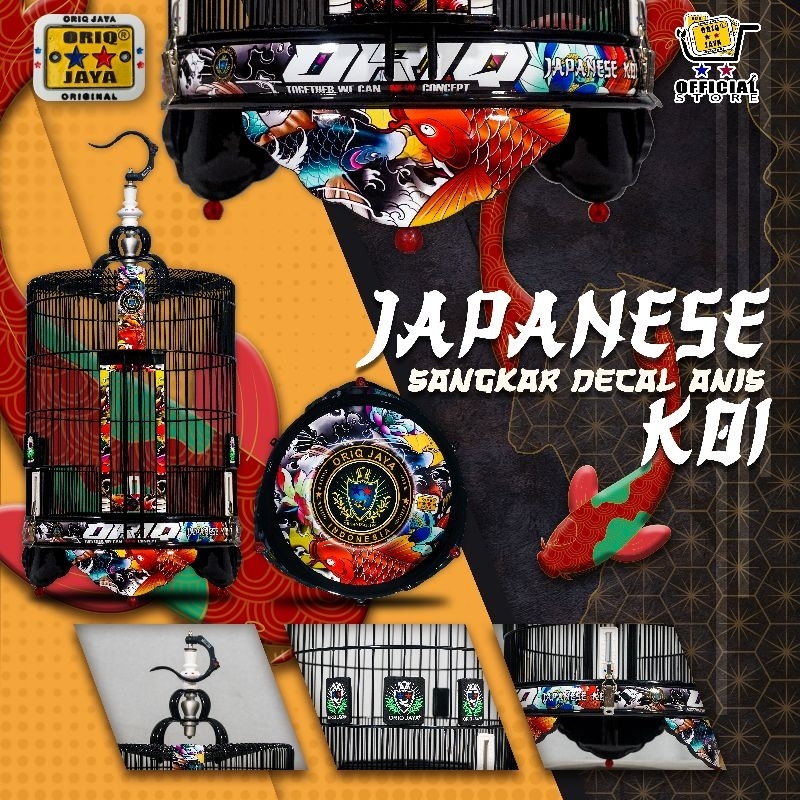 Sangkar Anis Japanese Koi Oriq Jaya