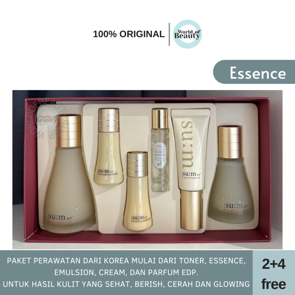WOBS | ORIGINAL Su:m37 Sum 37 Sum37 Secret Essence EX Fundamental Treatment Special SET - Soothing E