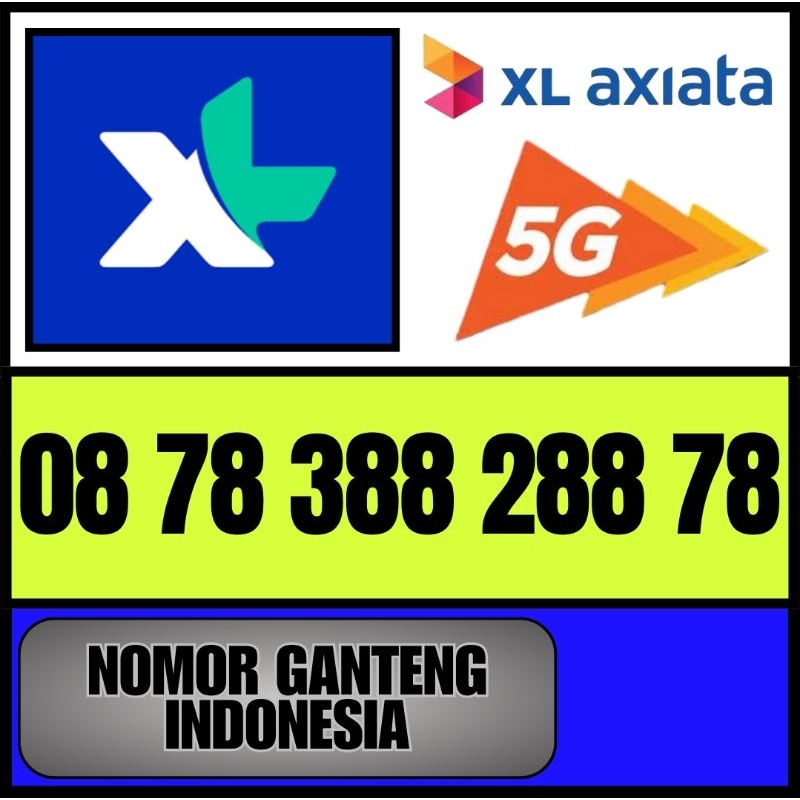 Nomor cantik xl axiata 08 78 388 288 78