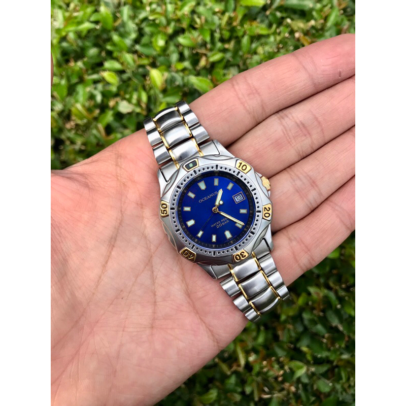 jam tangan casio oceanus diver original casio oceanus oc-700 bekas original jam tangan casio diver o