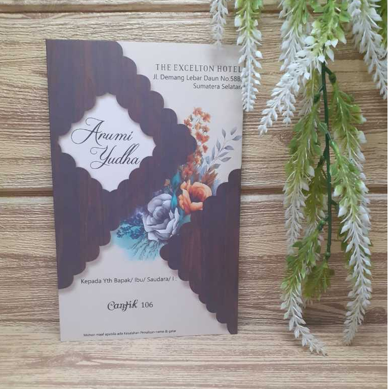 Blangko Undangan Cantik 106 Murah