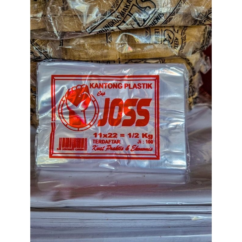 PLASTIK PP JOSS 1/2KG 11X22