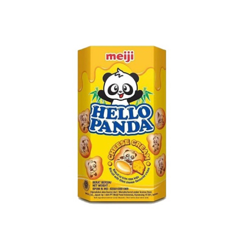 

MEIJI HELLO PANDA CHEESE CREAM BISCUIT BISKUIT ISI KRIM KEJU