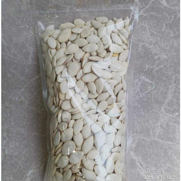 

HS KUACI PUTIH Kuaci Kwaci Biji Labu Pumpkin Seeds Crisp 1 KG