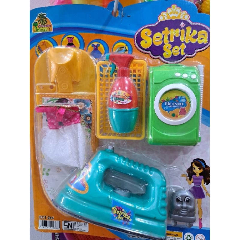 Mainan Setrika Set (mainan anak)