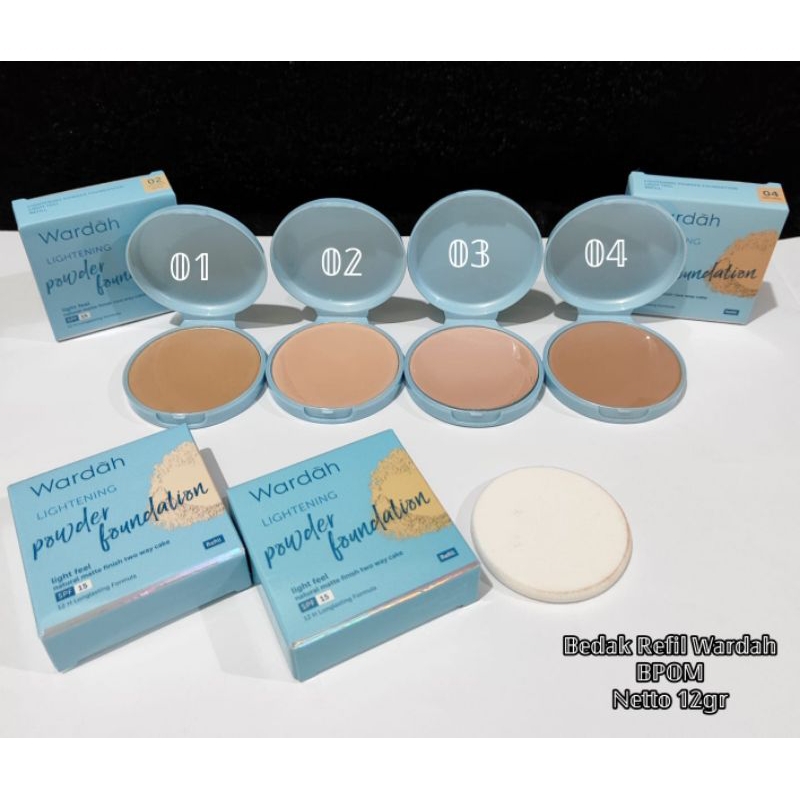 Bedak Refil Wardah Lightning/Bedak wardah Lightning