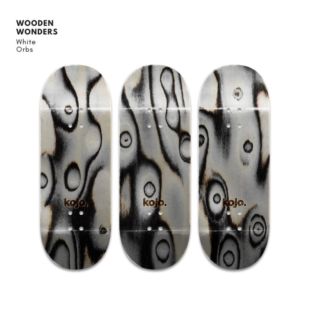 HJR Fingerboards KOJO Decks - White Orbs