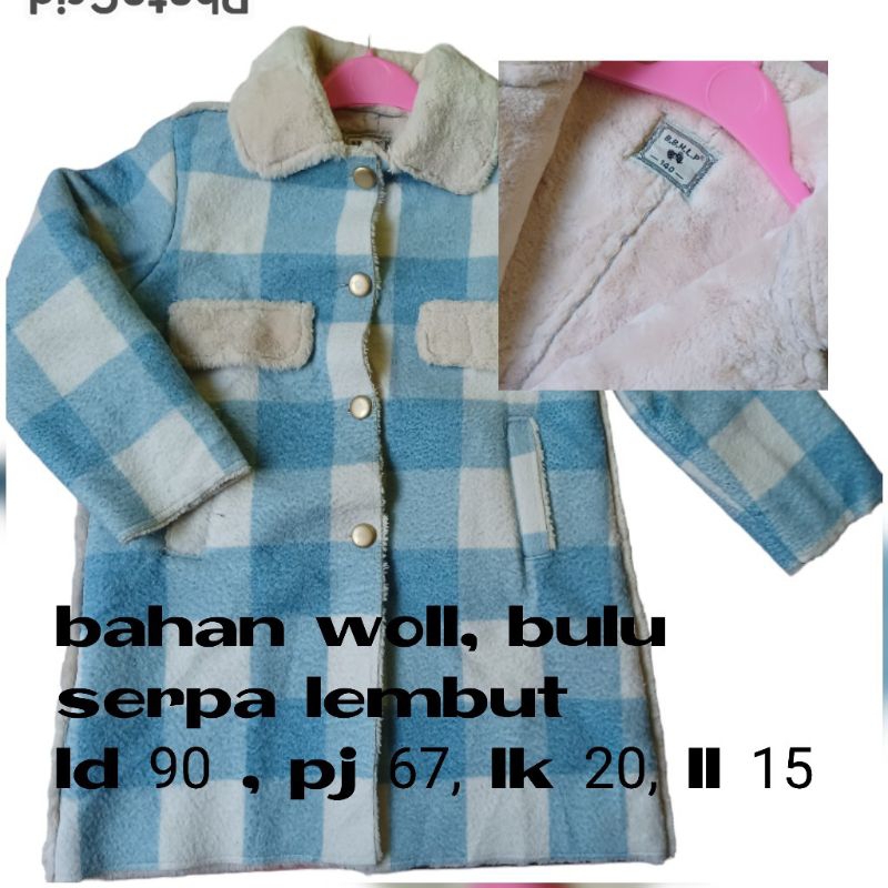 Coat bahan woll