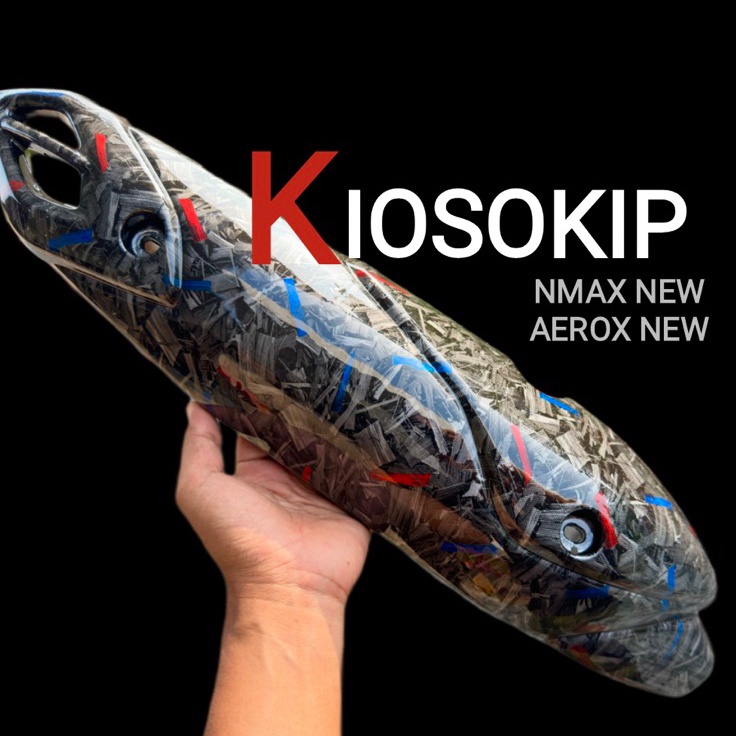 qi tutup knalpot nmax new carbon Forged aerox new carbon Forged aerox conected carbon forged r Murah