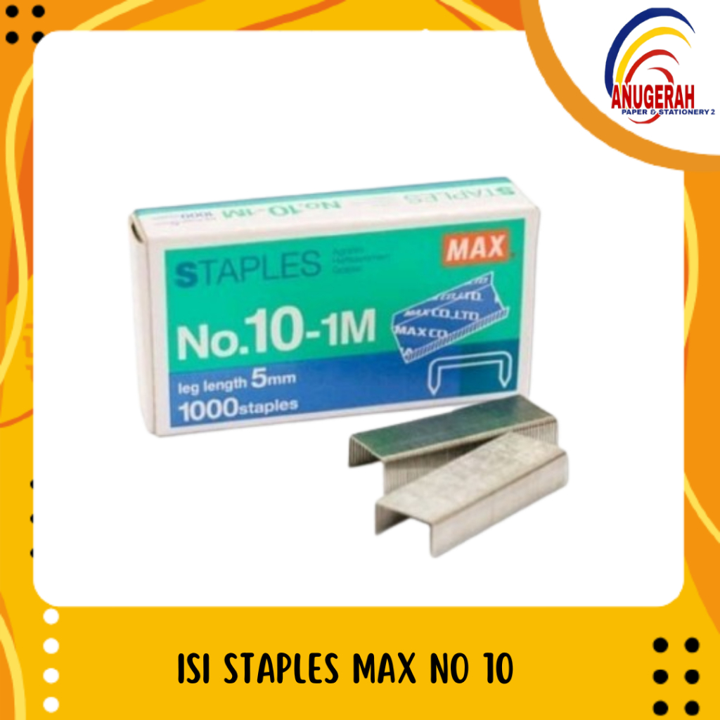 

ISI STAPLES MAX NO 10 (PCS)