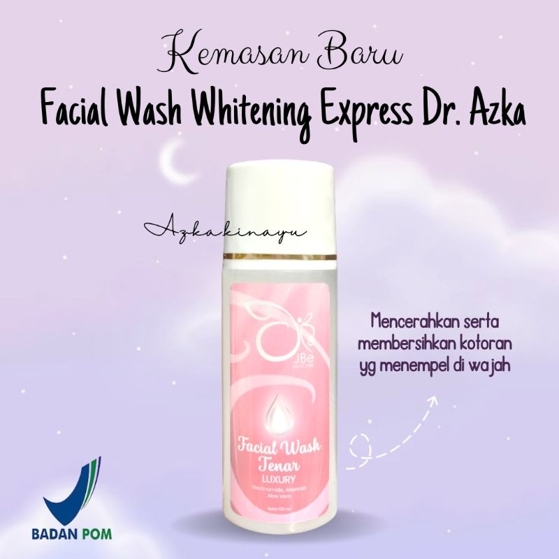 FACIAL WASH WHITENING EXPRESS DR. AZKA SKINCARE (PUTIH)