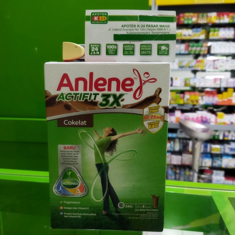 

Anlene Actifit 3x Coklat 240g Box (per Pcs)