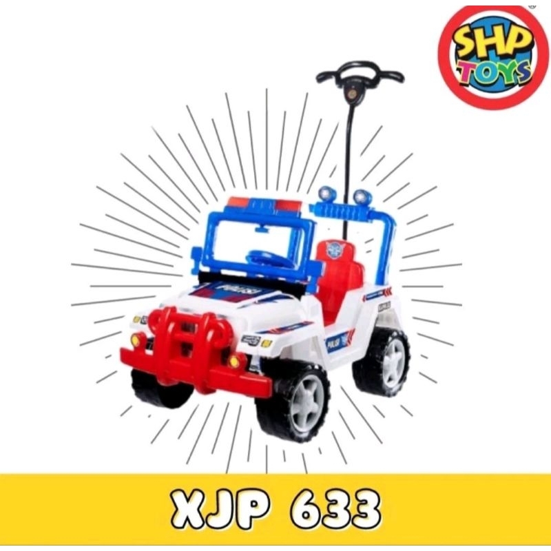 Mobil mainan anak XJP 633 mobil polisi SK 670 mobil tentara