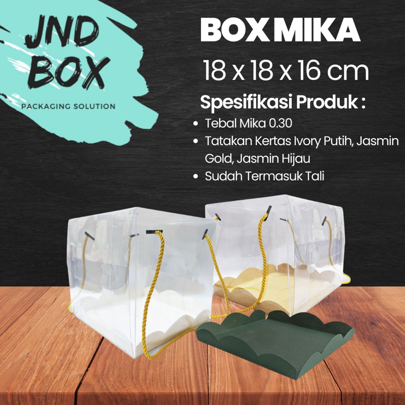 

Box Mika Doskue 18 x 18 x 16 cm (Min Order 2 Pcs)