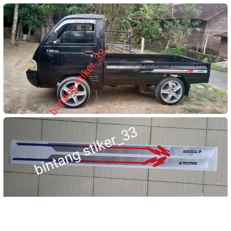 Stiker mitsubishi neptun pick up/stiker mitsubishi pick up/stiker mitsubishi neptun pick up