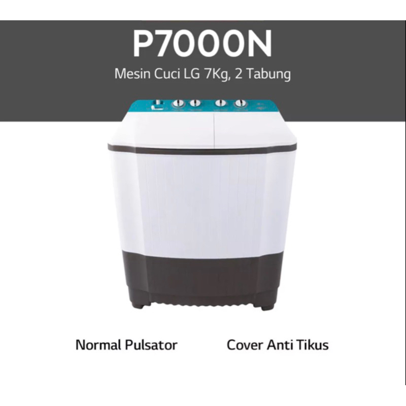 MESIN CUCI LG P7000N