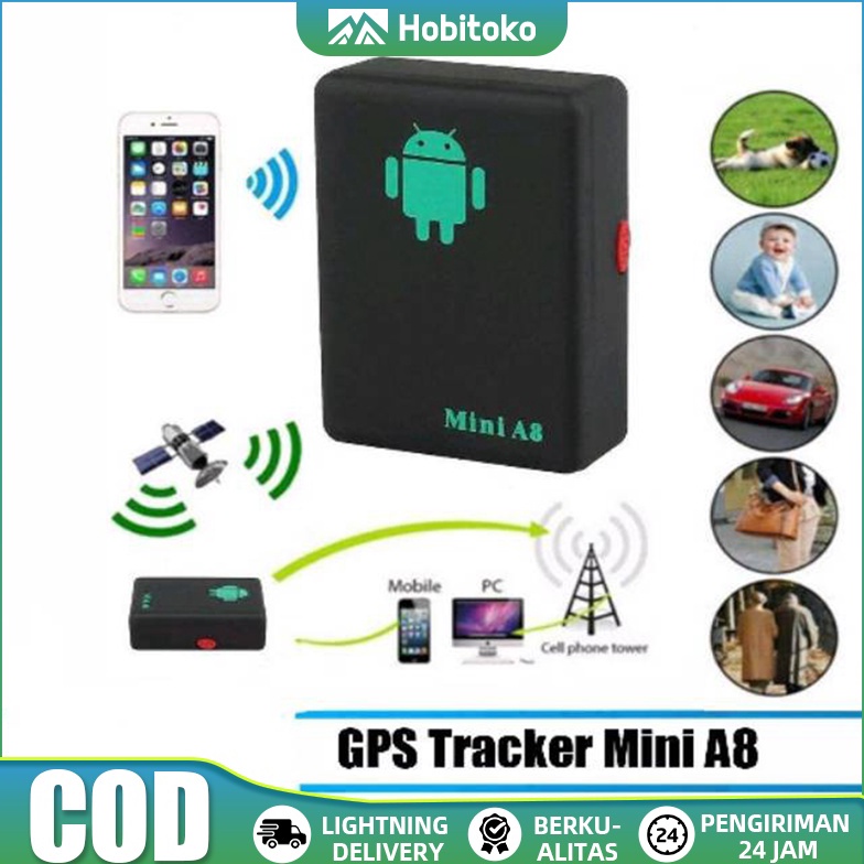 ART D1E GSM A8 Mini Menguping Suara A8 Mini GPS Tracker Mini GPS Locator GPS Suara Menguping Mobil M