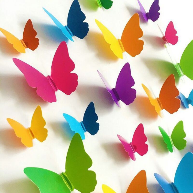 

10pcs kupu-kupu kertas origami - hiasan kertas origami - origami paper
