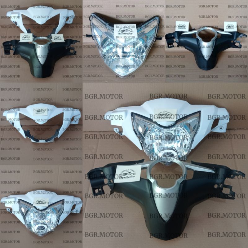 Batok depan Belakang Plus lampu Yamaha Jupiter MX new Putih