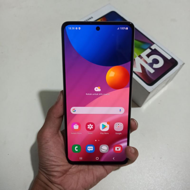 samsung m51 ram 8/128gb garansi resmi sein