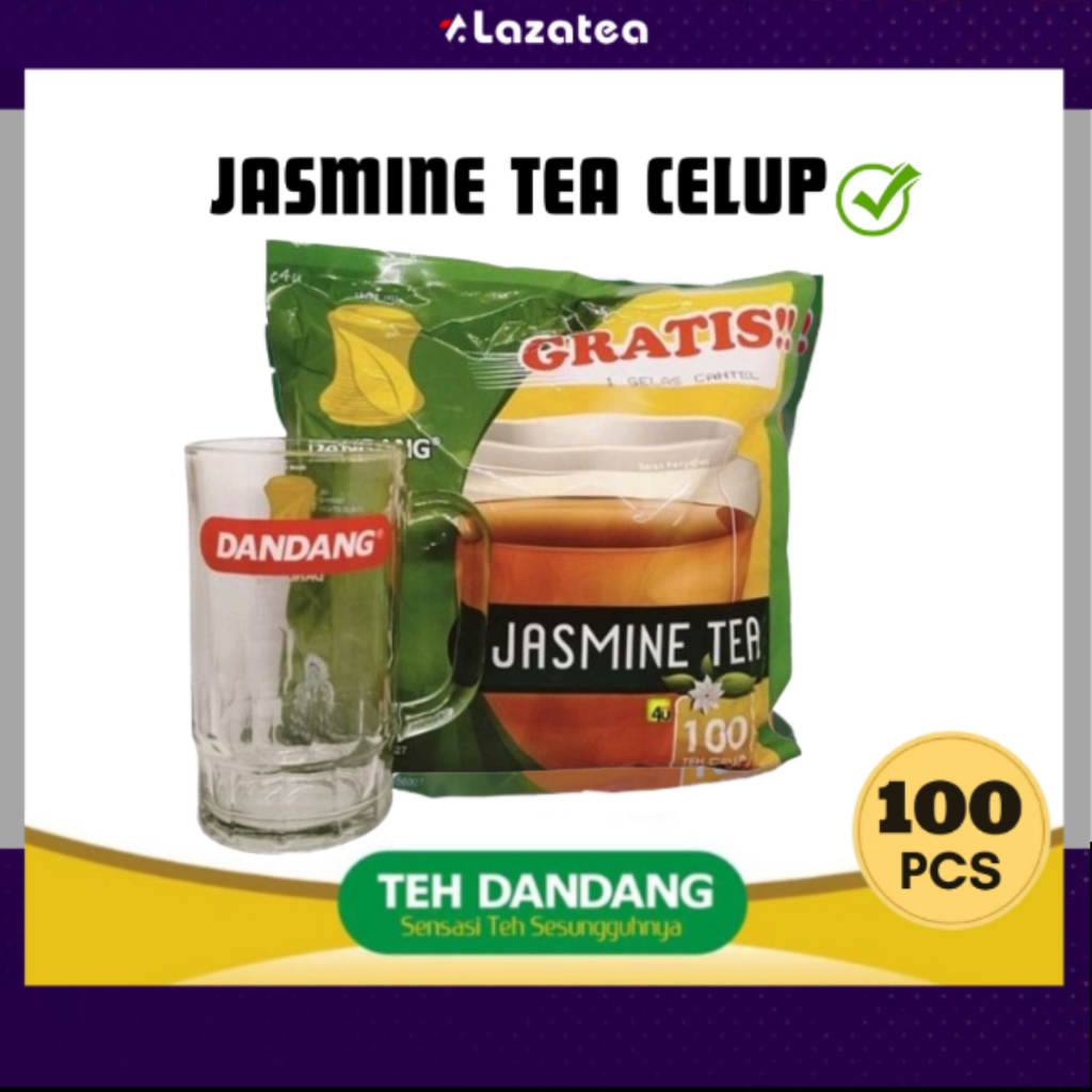 

Teh Dandang Celup Jasmine Tea 100 Pcs Kemasan Jumbo Free Gelas Cantel