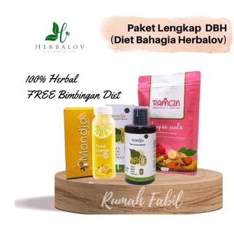 Paket Diet Bahagia/Pelansing Herbal/Diet sehat/Jamu Pelansing/Penunjang Diet mo