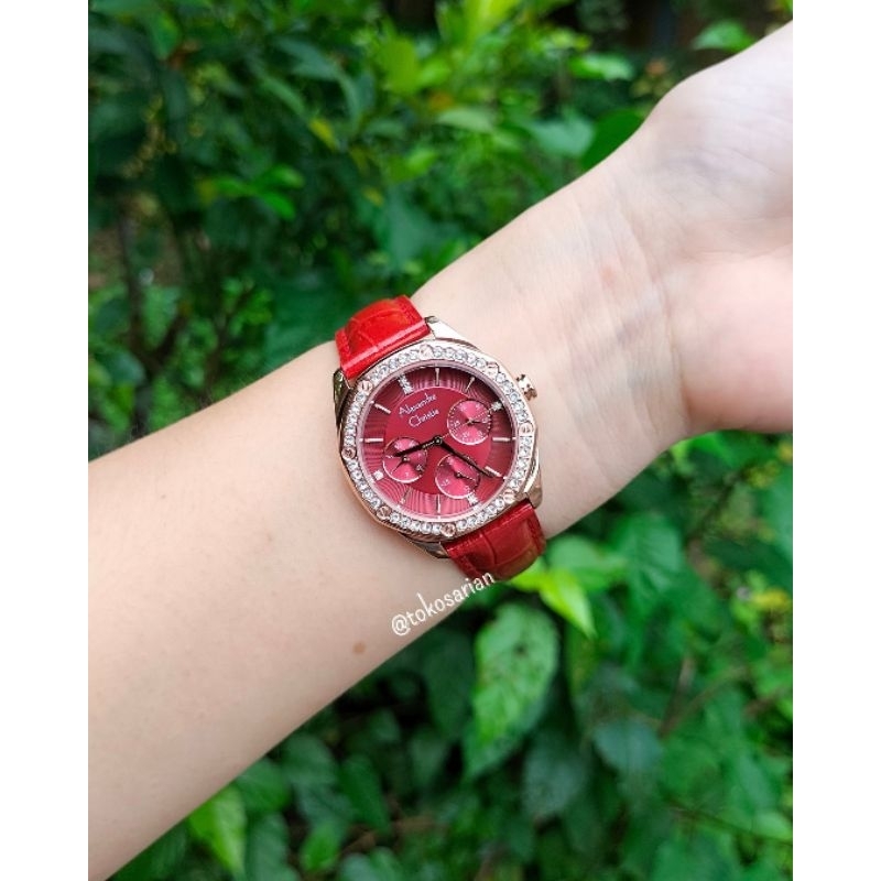 Alexandre Christie AC 2B17 BF Original Bergaransi Jam Tangan Wanita Mewah