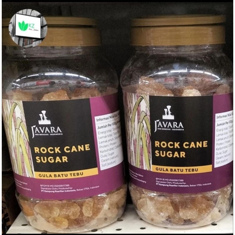

Javara Gourmet Rock Sugar 1 kg/pcs| Gula Batu Tebu