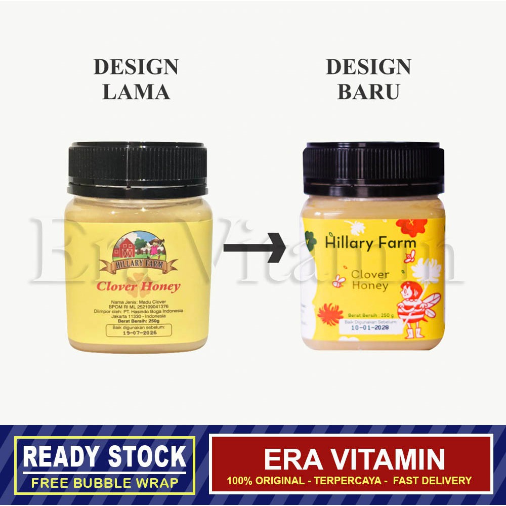 

Hillary Farm Clover Honey (250gr) - madu anak