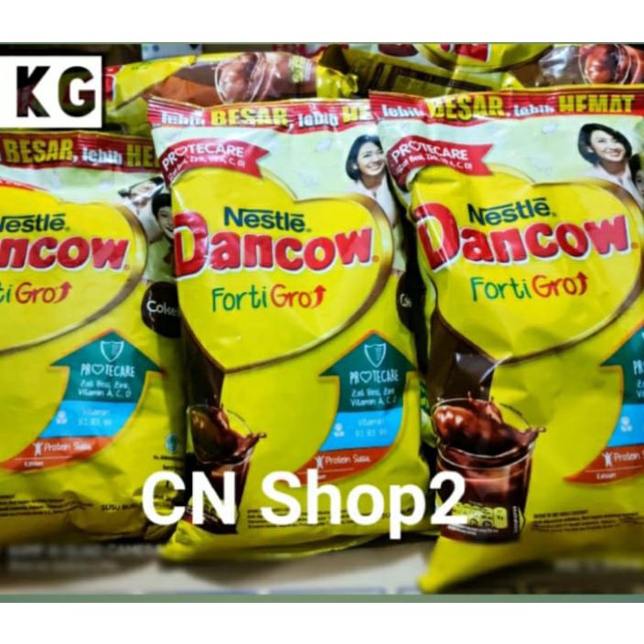 

Terbaru Nestle Dancow FortiGro Susu bubuk coklat instan usia sekolah pouch 1kg box 8gr