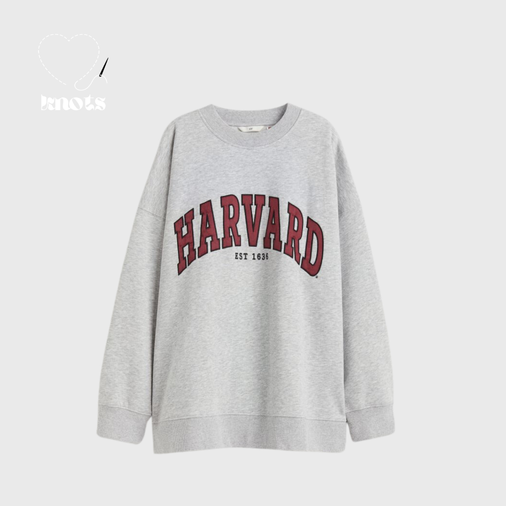 Harvard University Misty Crewneck