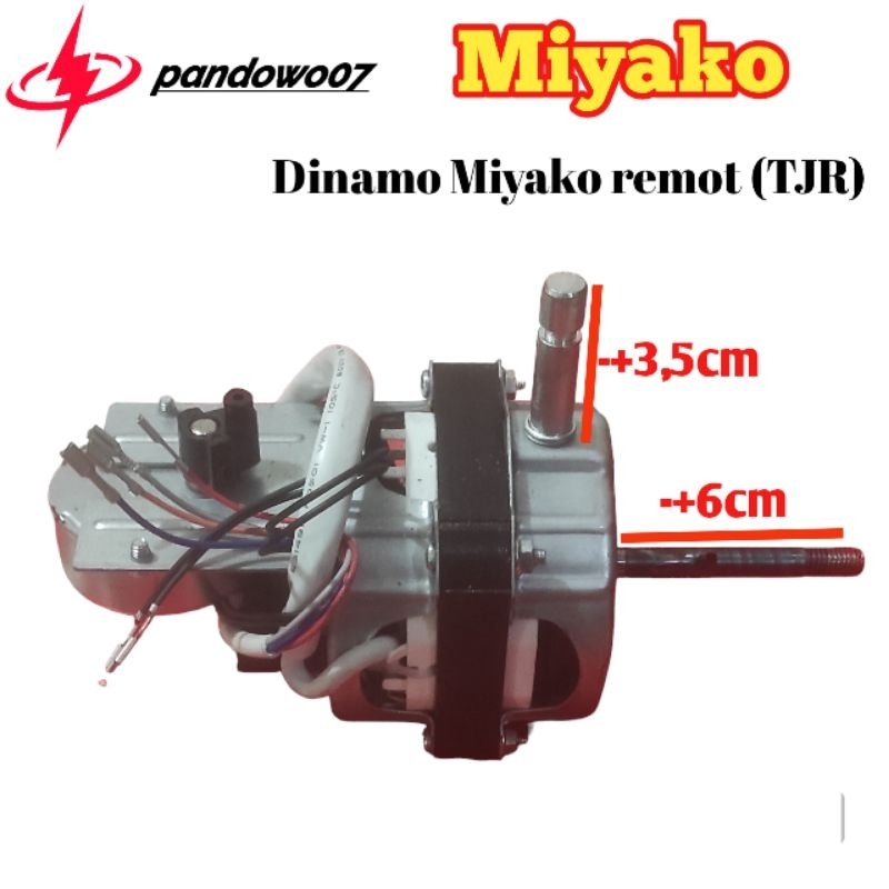 Dinamo kipas angin Miyako ory Dinamo kipas angin Miyako Tjr