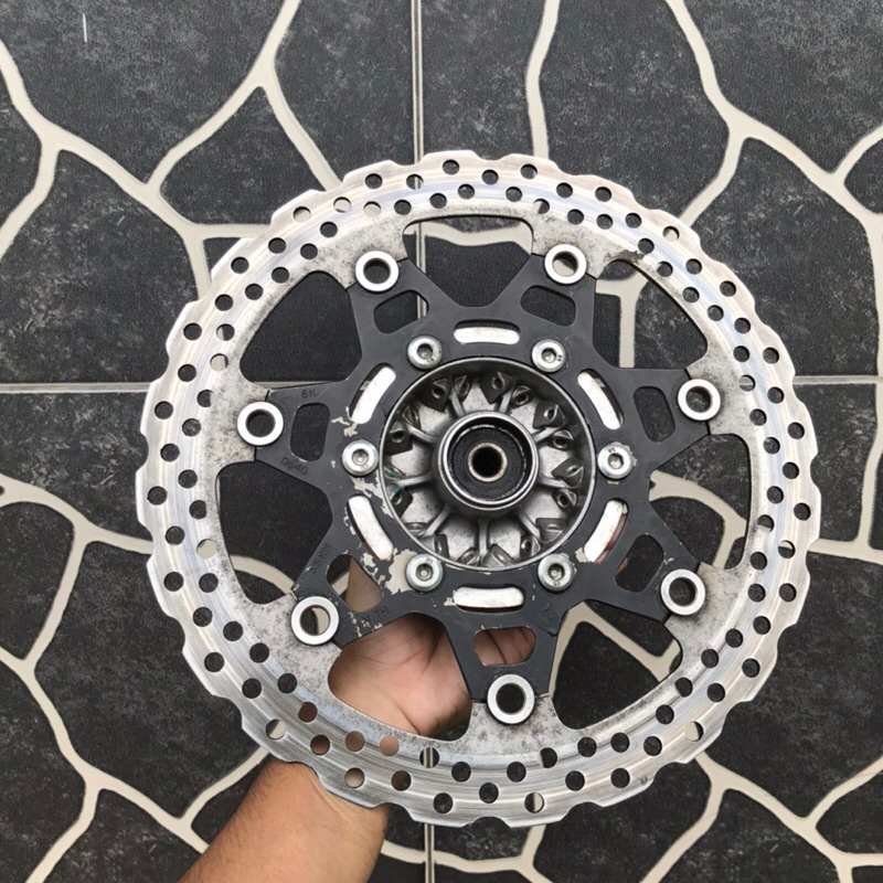 tromol depan klx dtracker set disk piringan original copotan