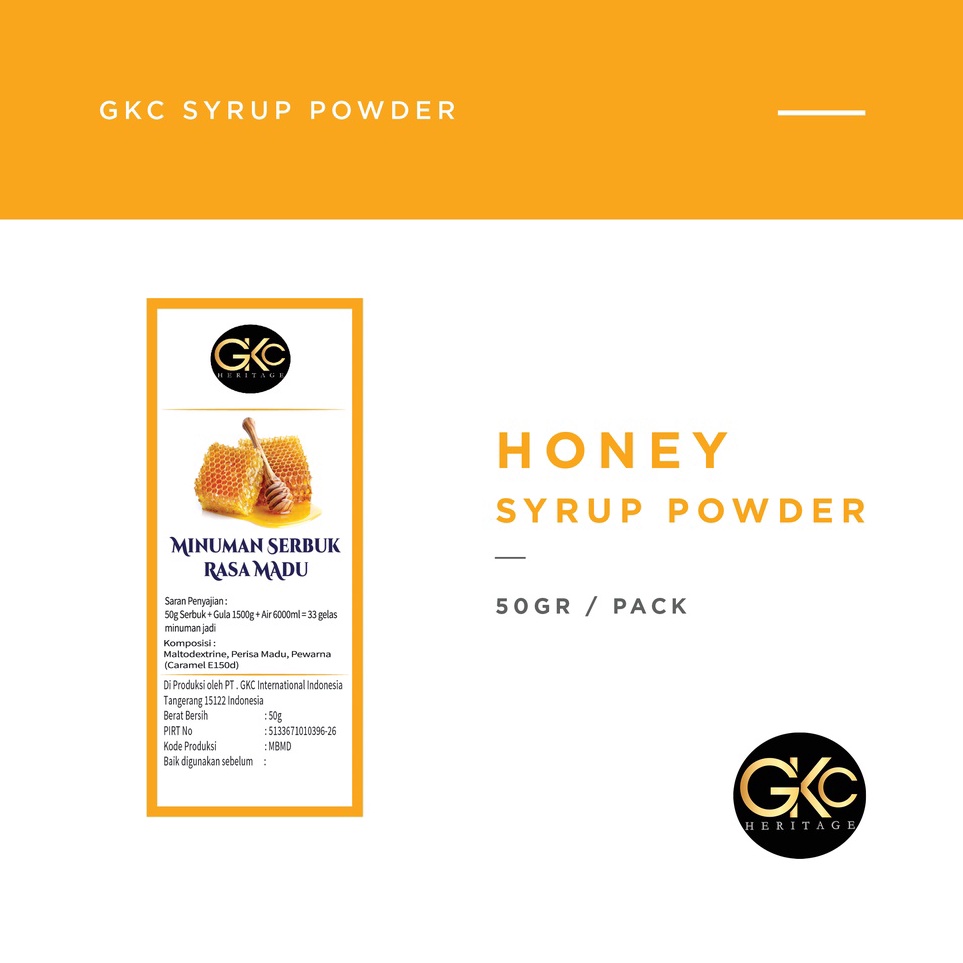 

Produk Keren Bubuk Sirup Madu Honey Powder Syrup Serbuk Minuman Powder Drink GKC Heritage Konsentrat 5 gram 62