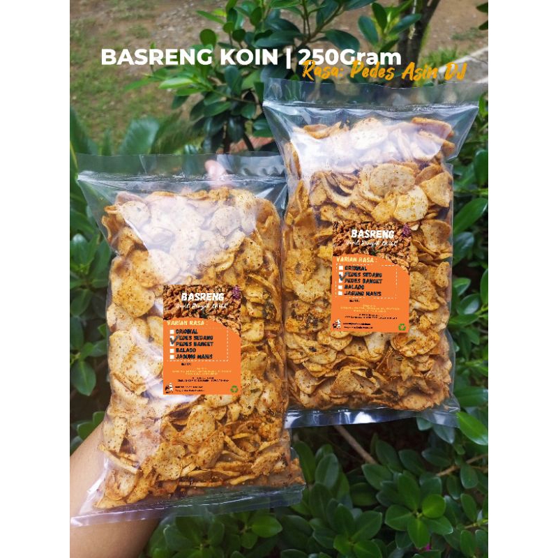 

BASRENG KOIN | Kemasan: 250 Gram | Bisa Request Varian Rasa