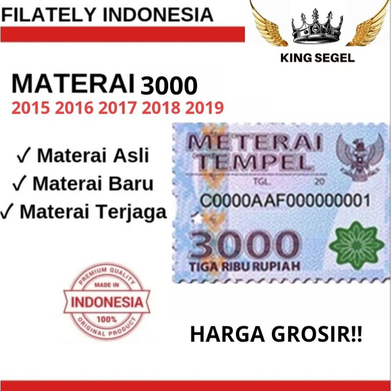

MATERAI 3000 Tahun 2015 2016 2017 2018 2019 2020 2021 (NEW)